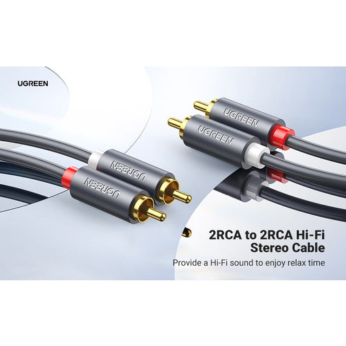 UGREEN 2 RCA ذكر إلى ذكر / AV104
