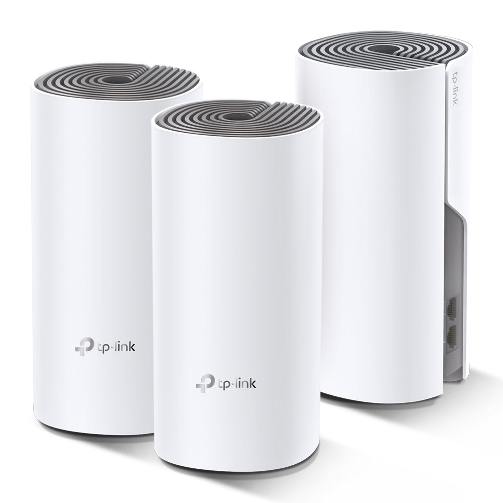 TP-Link AC1200 نظام توزيع واي فاي شبكي منزلي كامل / ديكو E4 (3 عبوات)