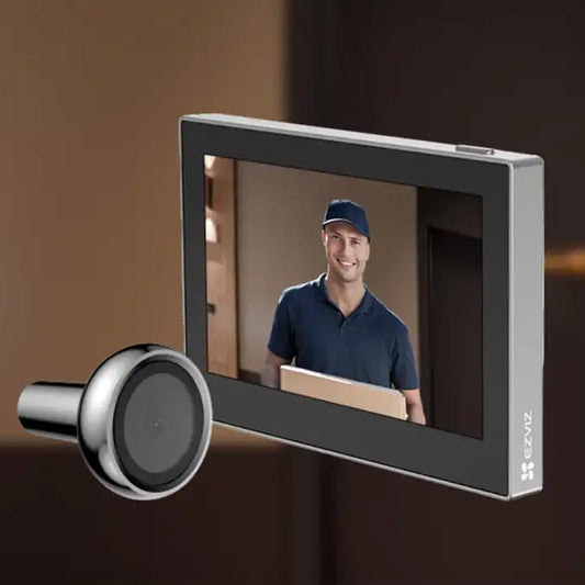 EZVIZ HP2 is a wire-free peephole door viewer