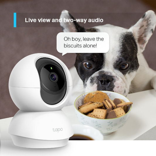 Tapo 2mp Indoor Pan/Tilt Home Security Wi-Fi Camera TC70
