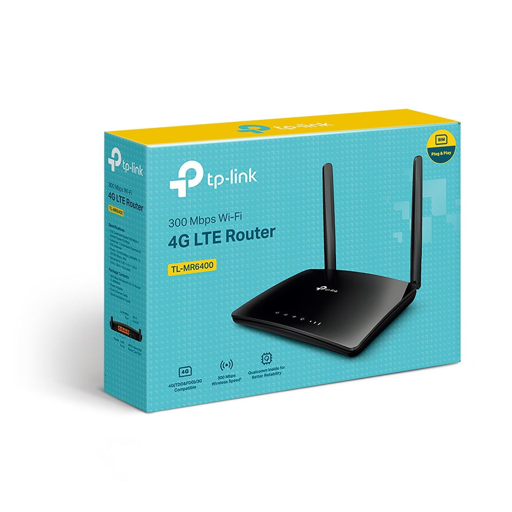 راوتر تي بي لينك 300 ميجا بت في الثانية لاسلكي N 4G LTE / TL-MR6400