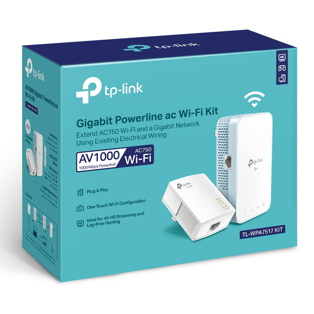 موسع نطاق شبكة باستخدام خطوط الكهرباء / TL-WPA7517 KIT