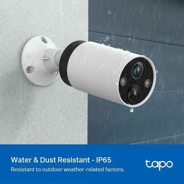 نظام كاميرات خارجية ذكية شحن بدقة 4 ميجا بكسل ، مكون من كاميرتين Tapo C420S2