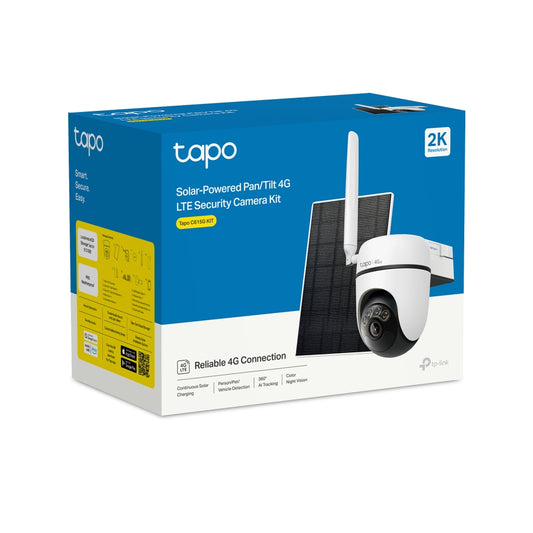 Tapo 4G Solar Powered 3mp Smart PT Outdoor Camera | C615G Kit