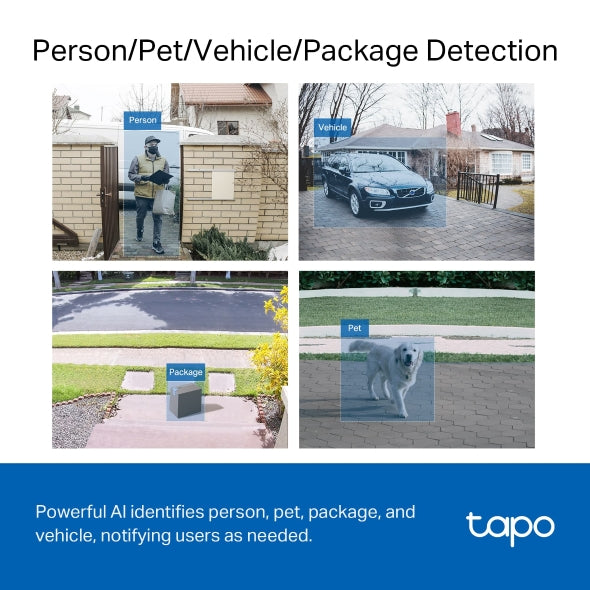 جرس باب فيديو ذكي يعمل بالبطارية من Tapo /D230S1