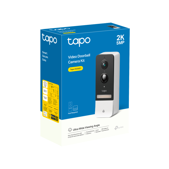 جرس باب فيديو ذكي يعمل بالبطارية من Tapo /D230S1