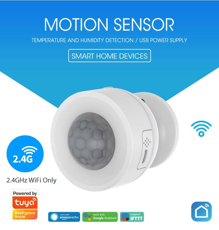 تطبيق Tuya الذكي لاستشعار الحركة عبر تقنية Wi-Fi PIR