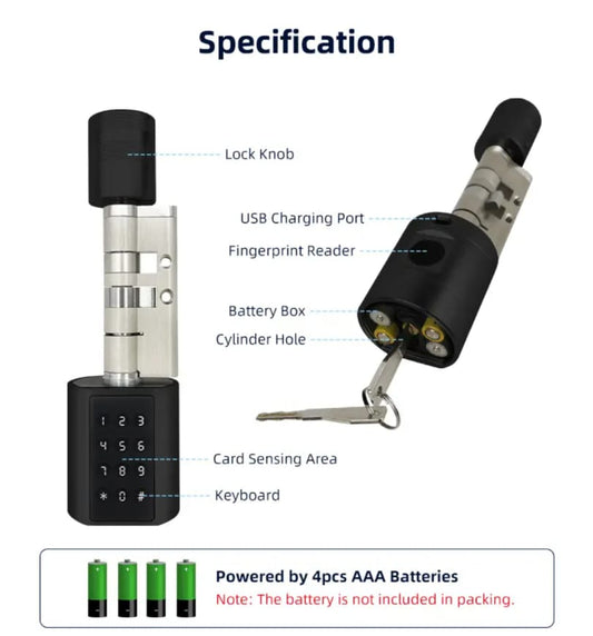 Smart Lock Cylinder DIY