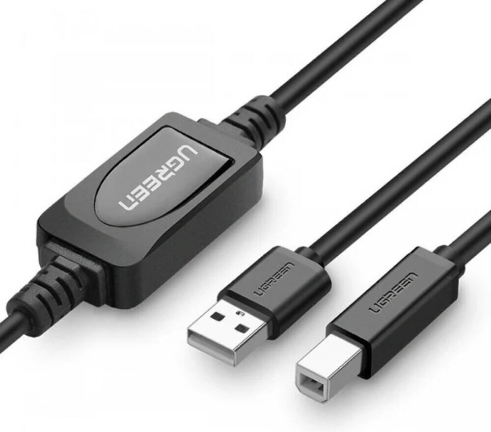UGREEN Printer Cable USB a to B 2.0 Active Male Cord / US122