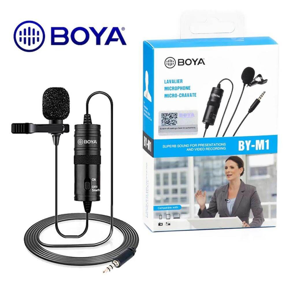 ميكروفون لافاليير BOYA BY-M1 Micro-Cravate