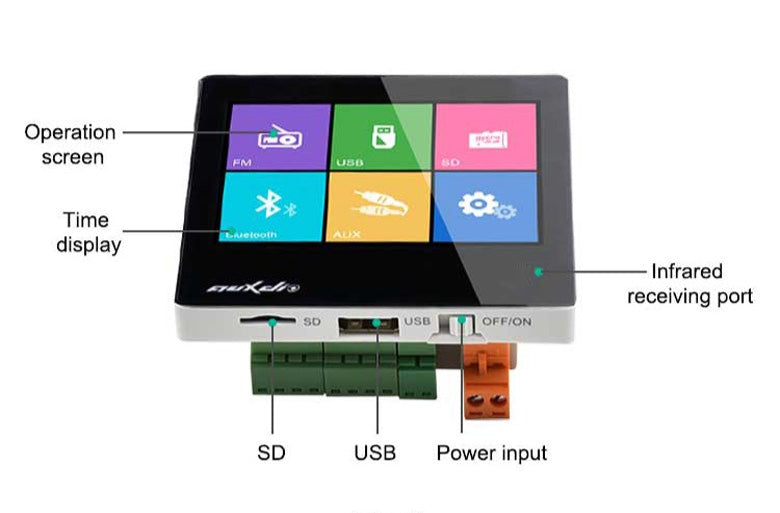 DSPPA High-fidelity Bluetooth Digital Music Amplifier /DM837W