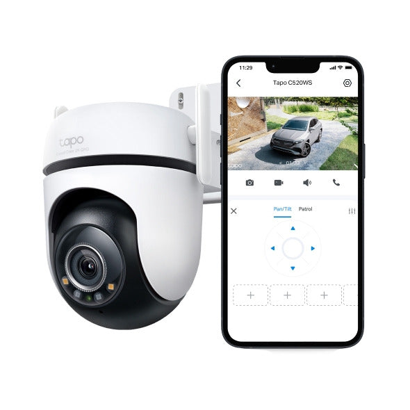 4MP Outdoor Pan/Tilt Security Wi-Fi Camera |Tapo C520WS