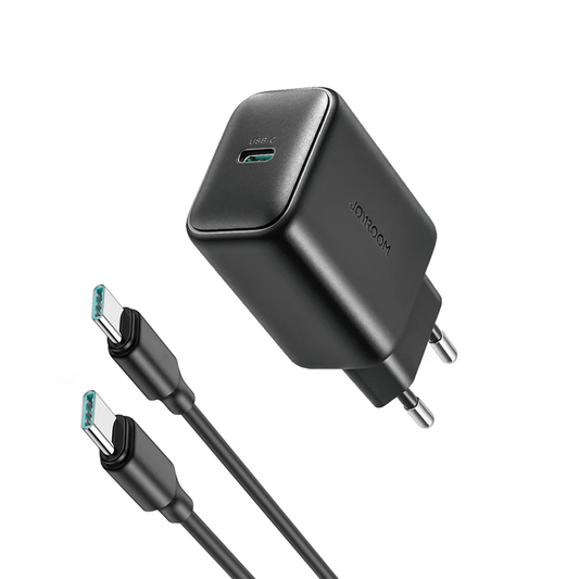 JoyRoom  25W Fast Charger + C to C Cable 1m - JR-TCF23