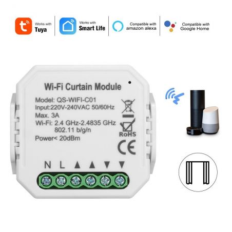 Tuya Mini Smart Curtain Switch