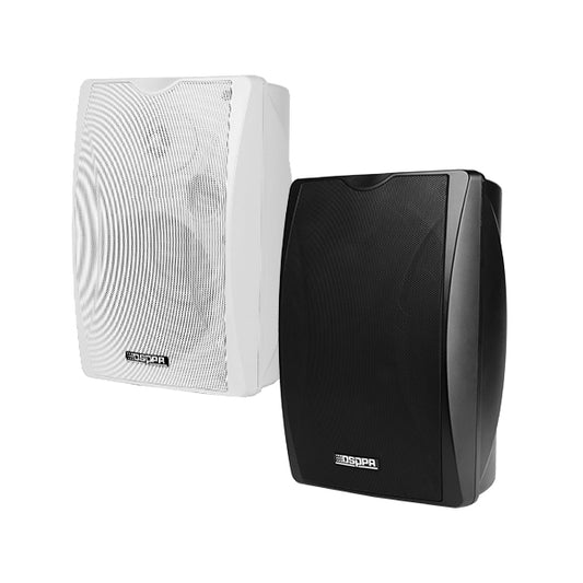 DSPPA 30W Wall Mount Speaker with Power Tap (Black) -DSP8063B