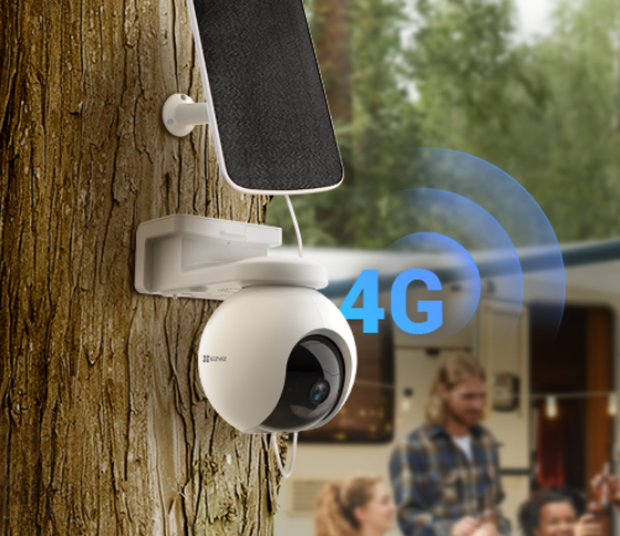 كاميرا خارجية تعمل بالبطارية بدقة 3 ميجا بكسل (تعمل بشريحة 4G ) - EB8