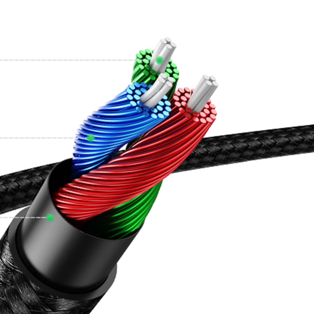 Ugreen AUX audio cable straight minijack 3.5 mm (blue) / AV112