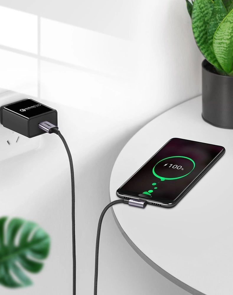 Ugreen USB A to C Quick Charging Cable (Black) / 60126-60127-60128