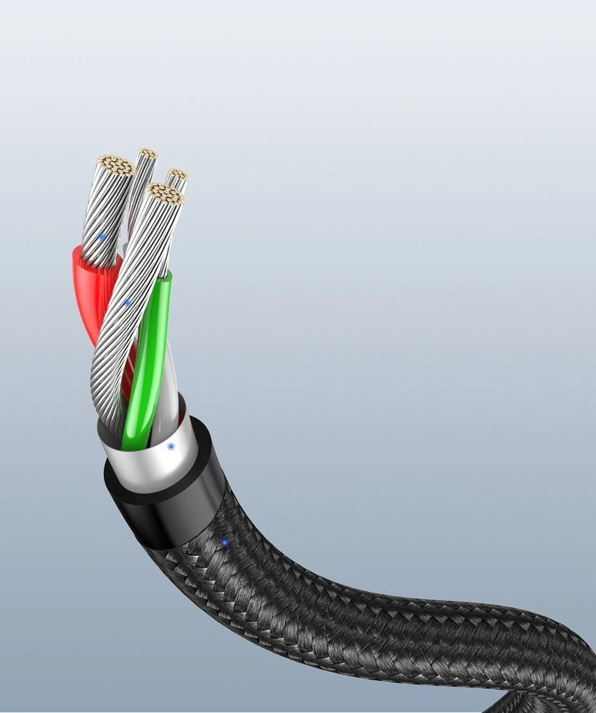 Ugreen USB A to C Quick Charging Cable (Black) / 60126-60127-60128