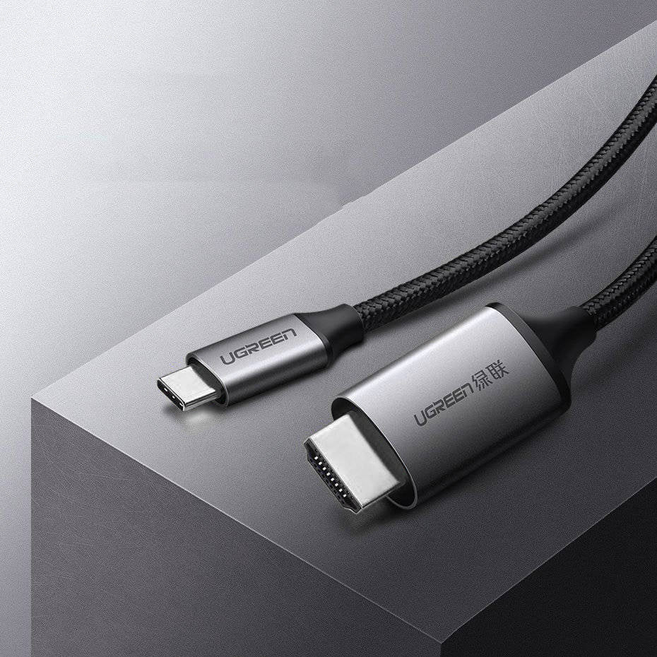 Ugreen cable HDMI cable - USB Type C 4K 60 Hz 1.5 m black-gray /50570