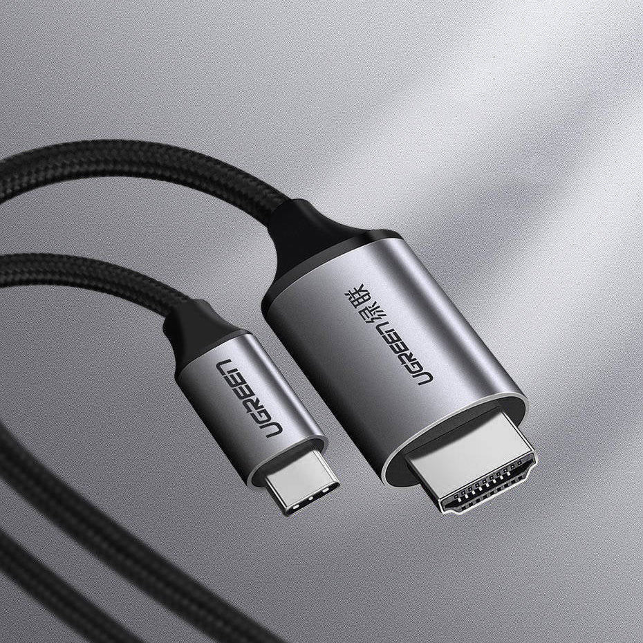 Ugreen cable HDMI cable - USB Type C 4K 60 Hz 1.5 m black-gray /50570