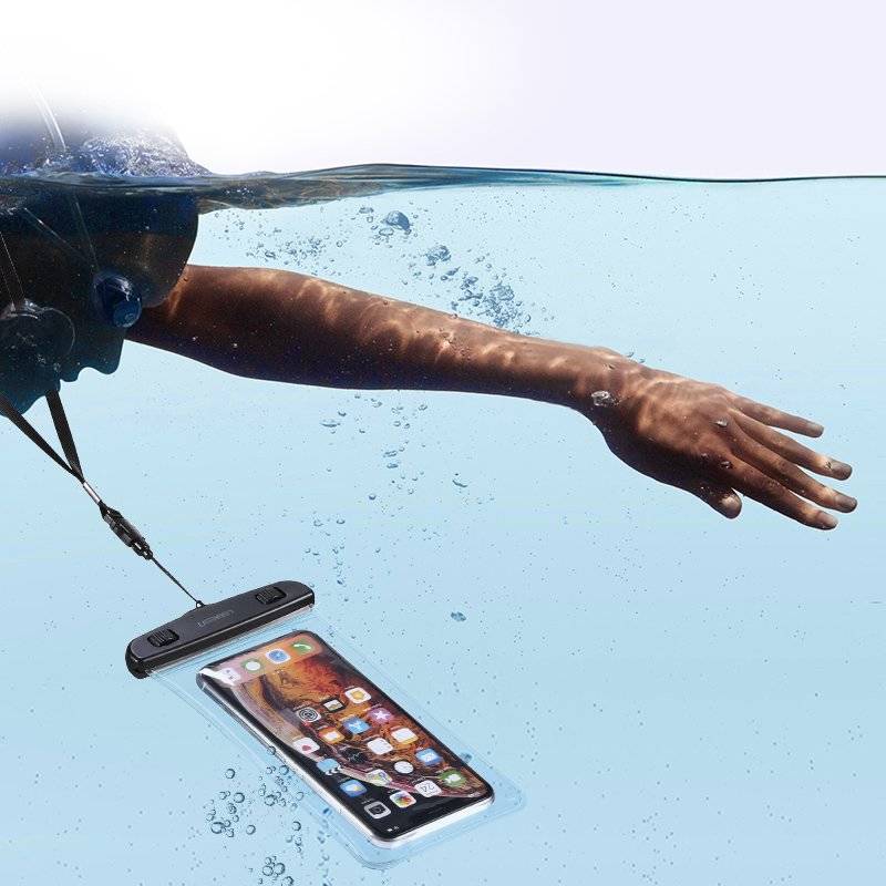 حقيبة هاتف من يوجرين مقاومة للماء IPX8 حتى عمق 30 مترًا / 60959