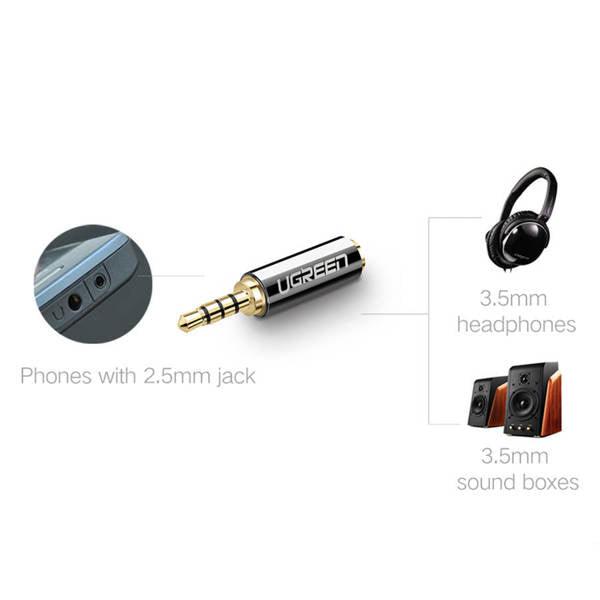 UGREEN 2.5mm Male to 3.5mm Female Adapter / 20501