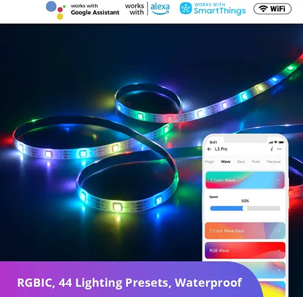 شريط إضاءة ليد ذكي RGBIC /L3-5M-P