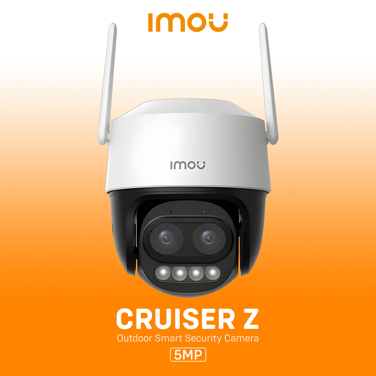 5mp Smart Outdoor PTZ Camera 3x Optical Zoom / Cruiser Z