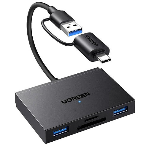 UGREEN 4-in-1 Card Reader 5Gbps Type-C + USB / 45167