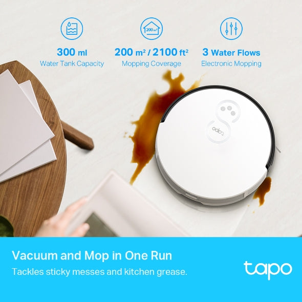 Robot Vacuum & Mop + Smart Auto-Empty Dock / Tapo RV10 Plus