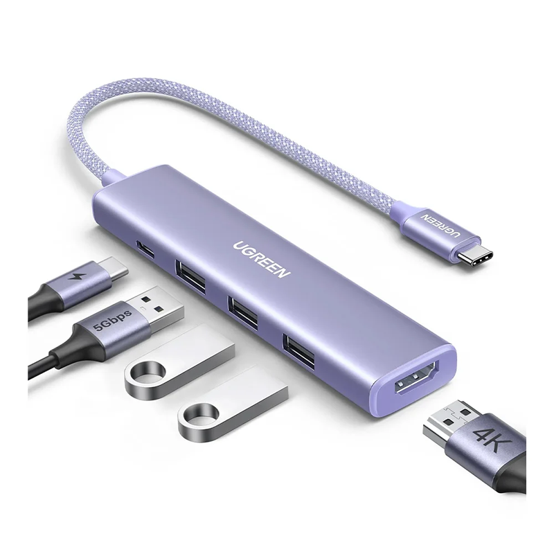 UGREEN Revodok 5-in-1 USB C Hub (PD 100W, 4K@30Hz) / CM478