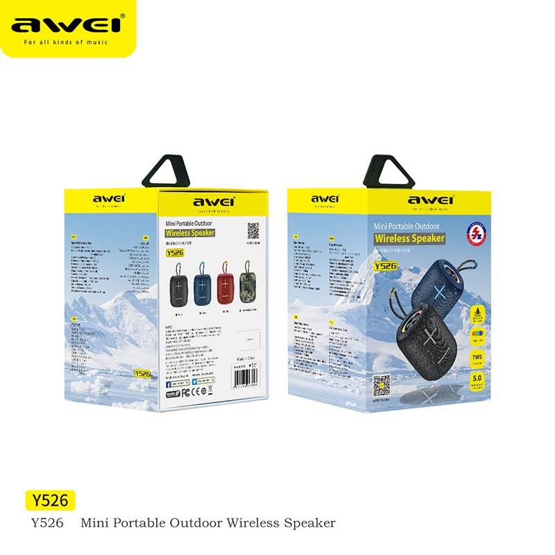صندوق صوت Awei Y526 TWS اللاسلكي