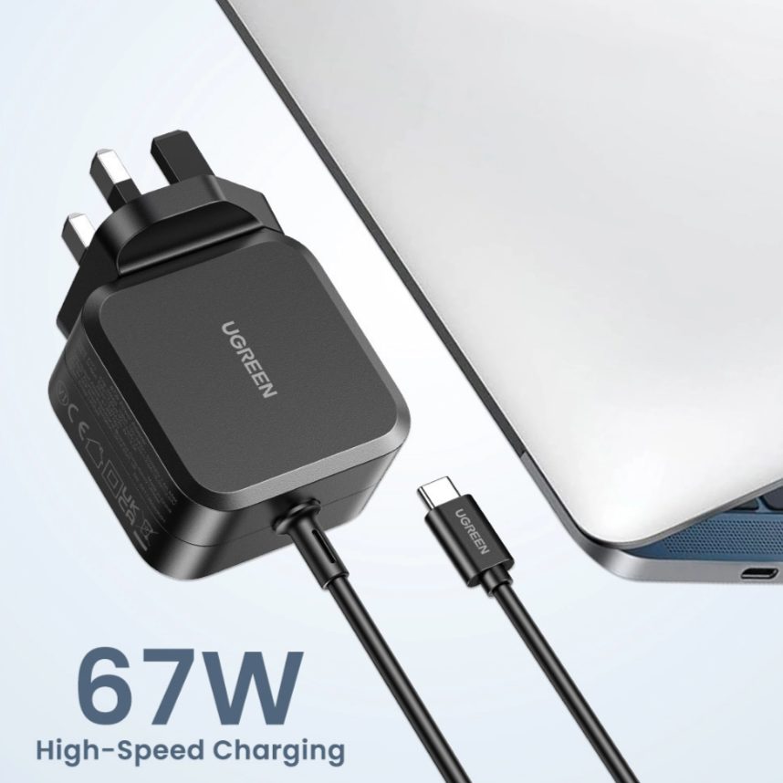 UGREEN USB-C 67W PD GaN Tech Power Adapter / 35063