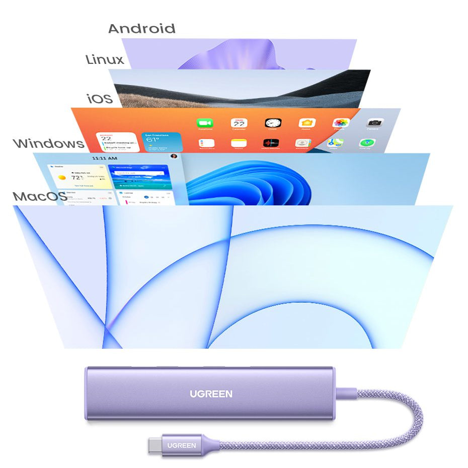 UGREEN Revodok 5-in-1 USB C Hub (PD 100W, 4K@30Hz) / CM478