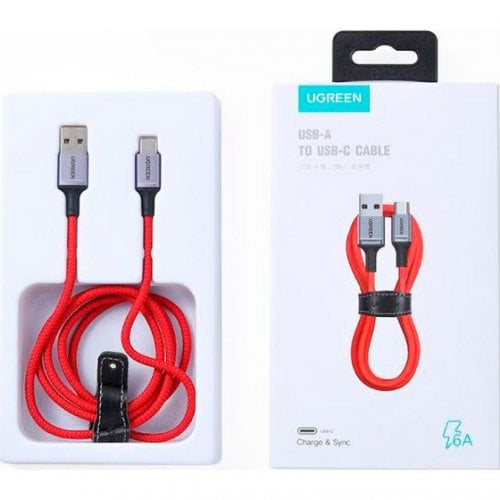Ugreen USB A to C Quick Charging Cable (Black) / 60126-60127-60128