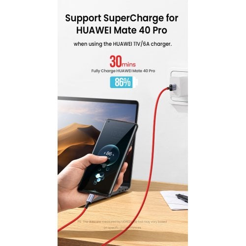 Ugreen USB A to C Quick Charging Cable (Black) / 60126-60127-60128