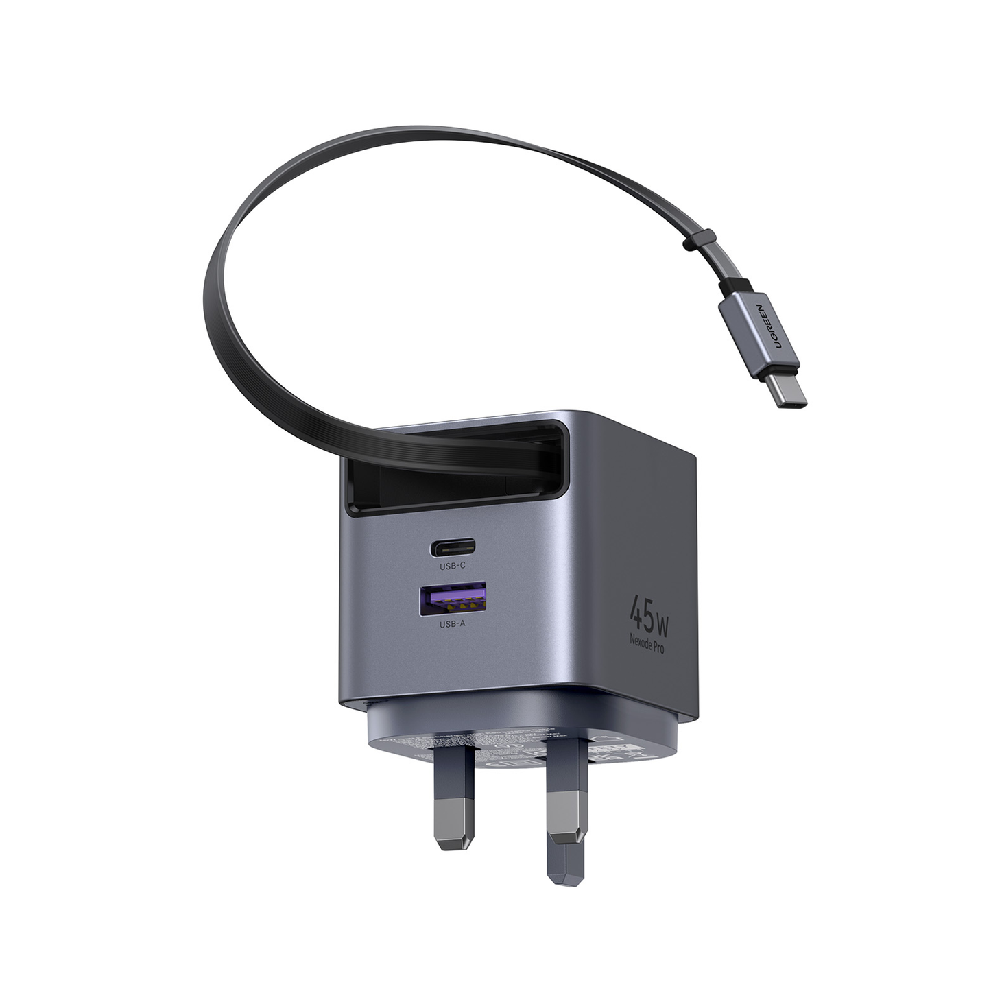 UGREEN 45W GaN USB-C Charger - 3-Port Fast Charging Adapter / X614-65822