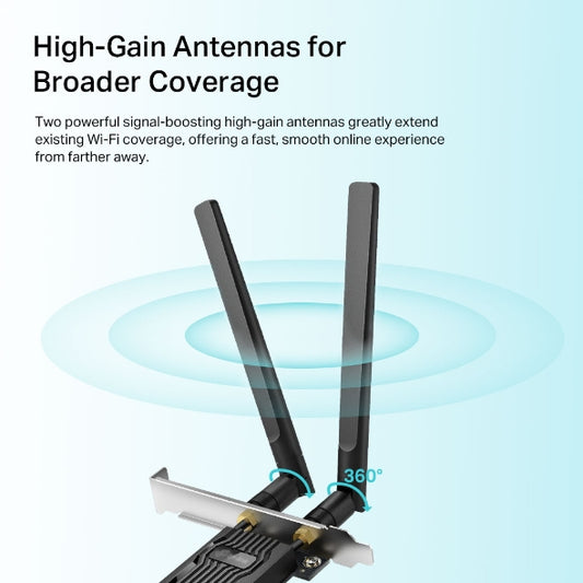كرت شبكة AX1800 Wi-Fi 6 Bluetooth 5.2 PCIe /Archer TX20E