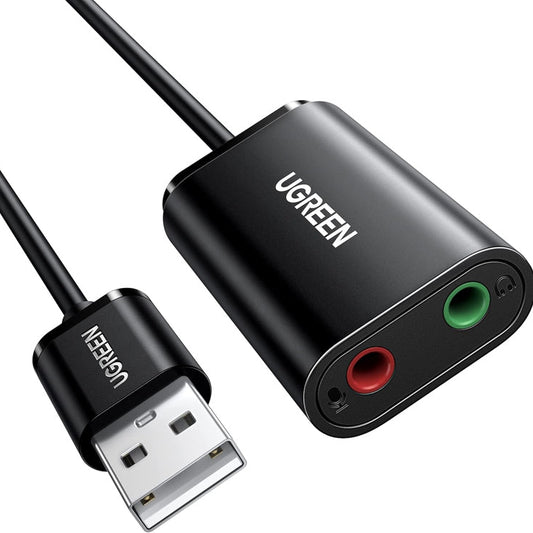 UGREEN USB to 3.5mm Headphone Audio Adapter / US205