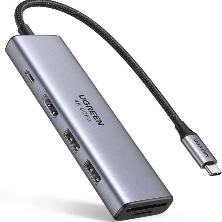 UGREEN 6-in-1 USB-C PD Adapter with 4K HDMI Hub/ 70411