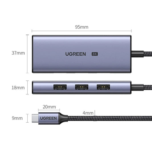 UGREEN 4-in-1 USB-C Hub /50629