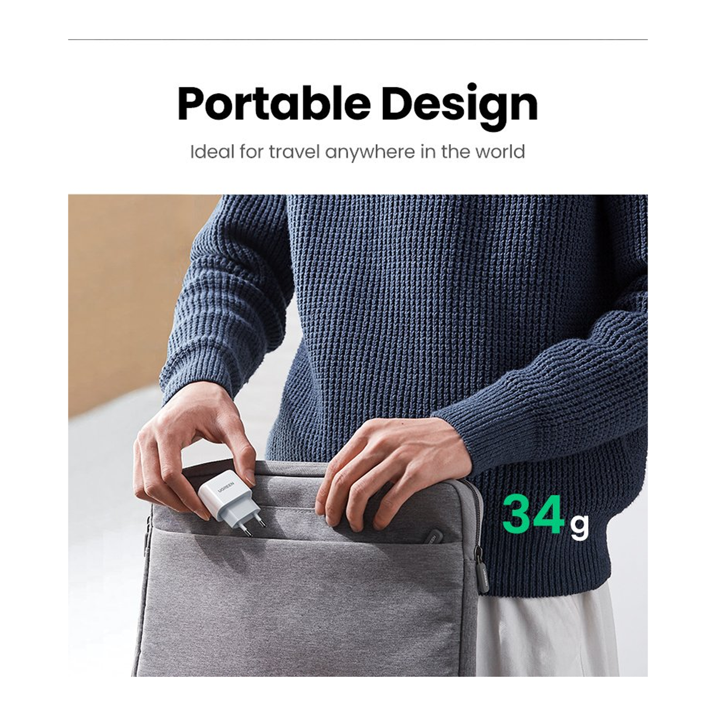 شاحن USB C بقوة 20 واط من يوجرين  /10220