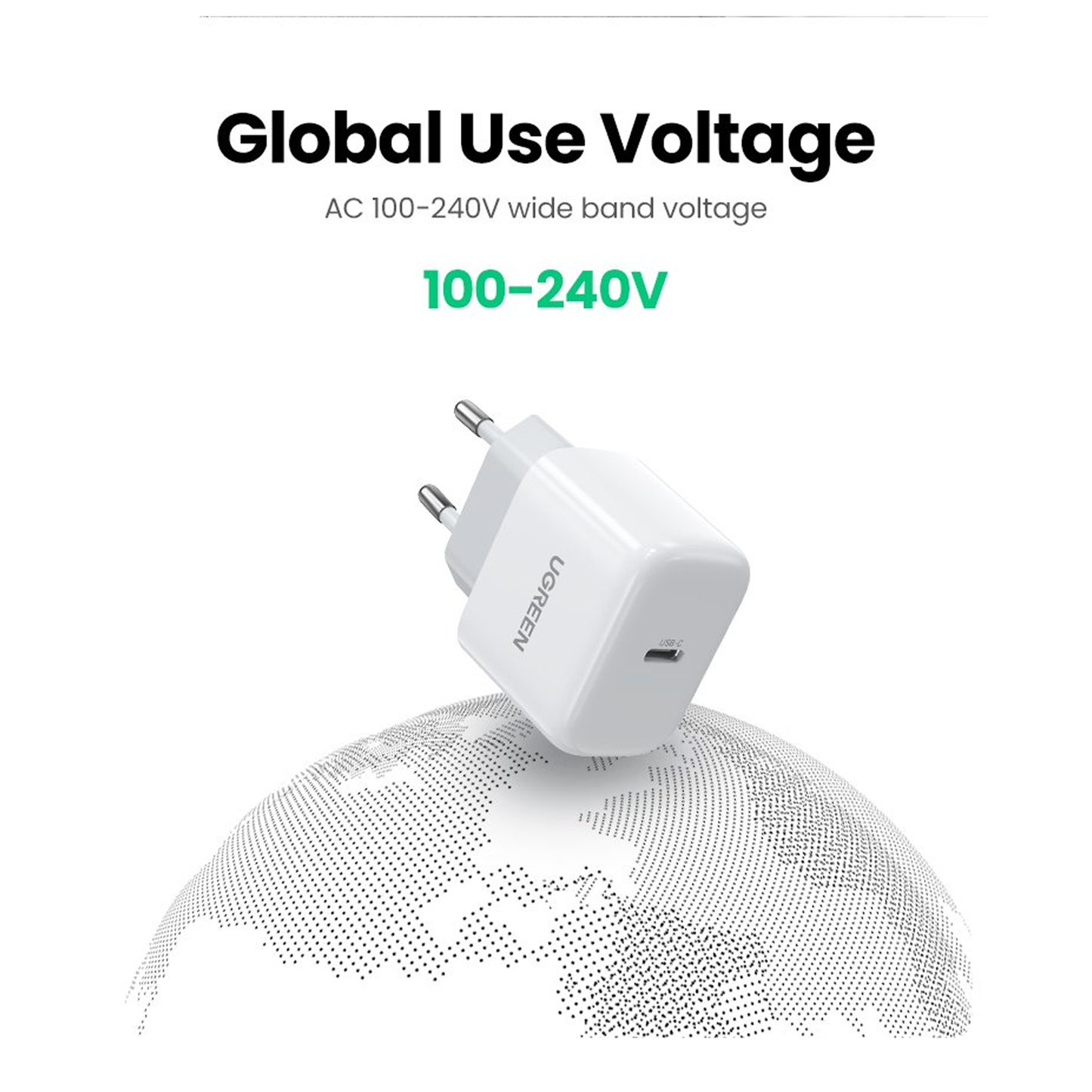 شاحن USB C بقوة 20 واط من يوجرين  /10220