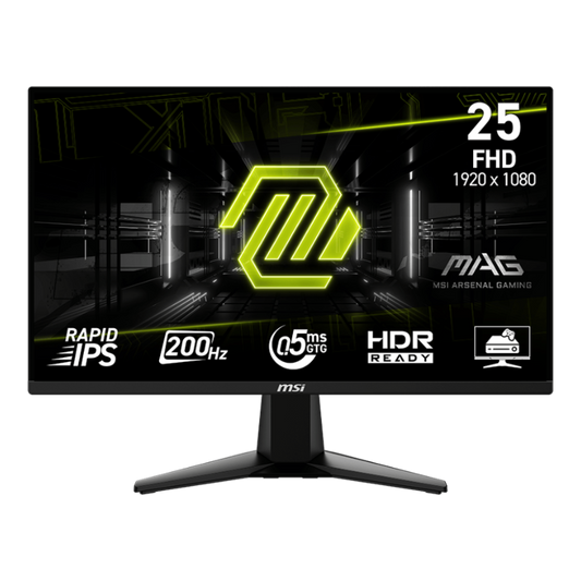 MSI Gaming Monitor 25" | MAG255F E20 | Rapid IPS | 200Hz | 0.5ms