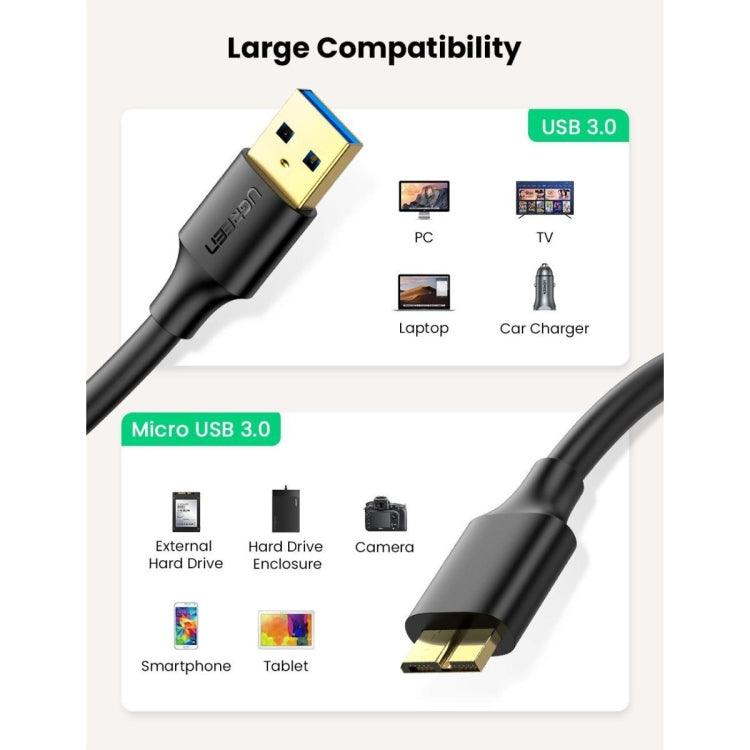 UGREEN USB 3.0 A MALE TO MICRO USB 3.0 MALE CABLE / US130