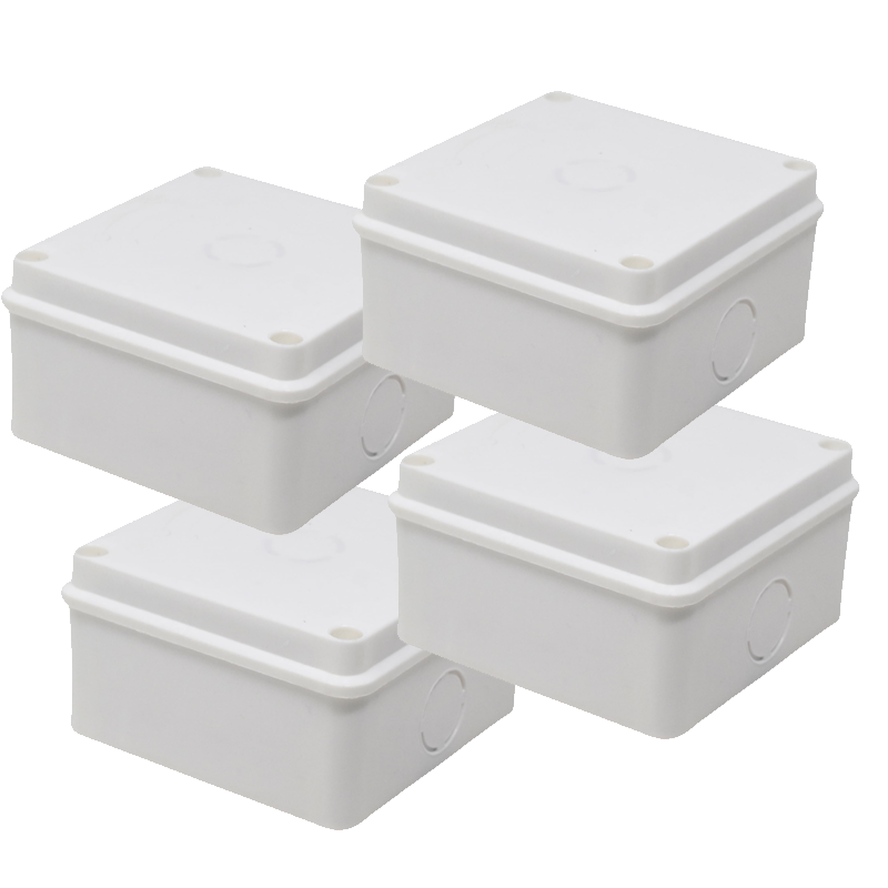 12 cm × 12 cm Waterproof Junction Box | Camera Back box | 4-Pack