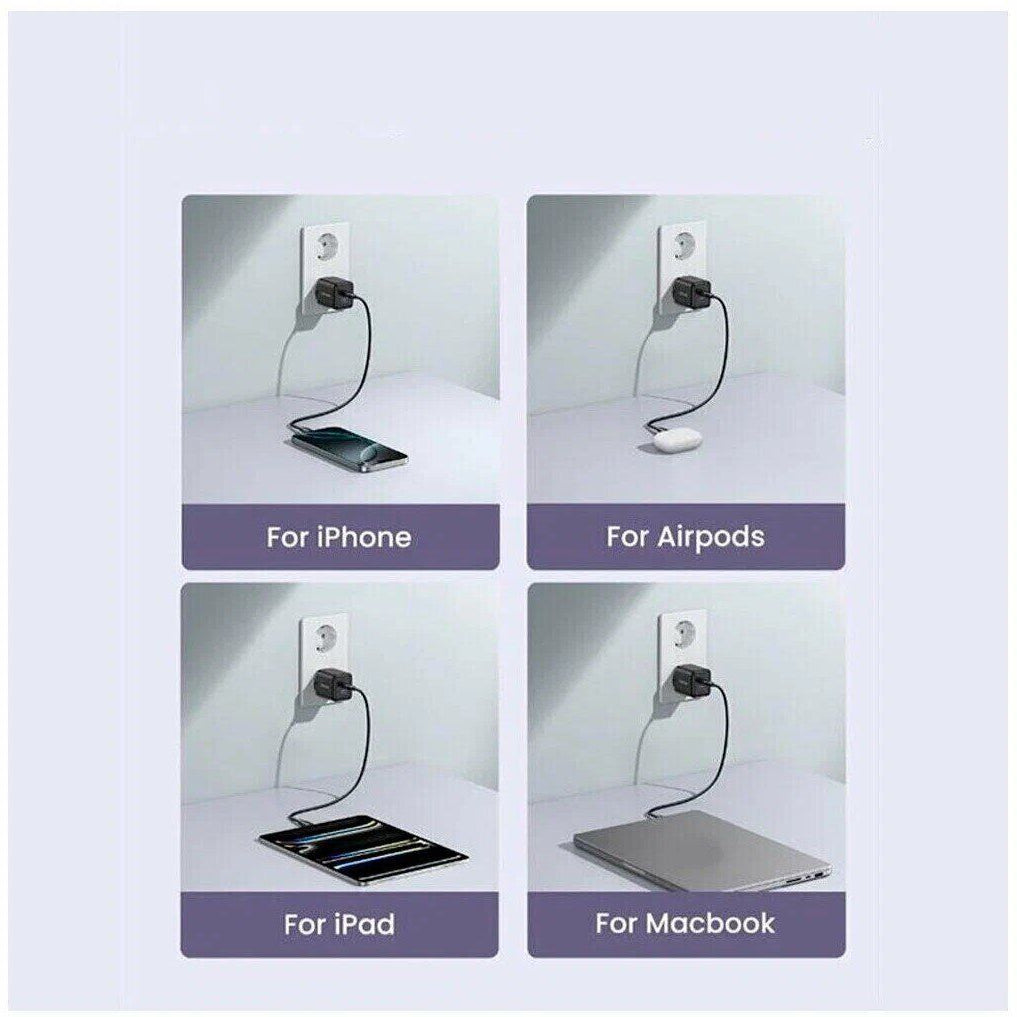 UGREEN 30W 2-Port GaN Fast Charger EU - Multicolor / X516