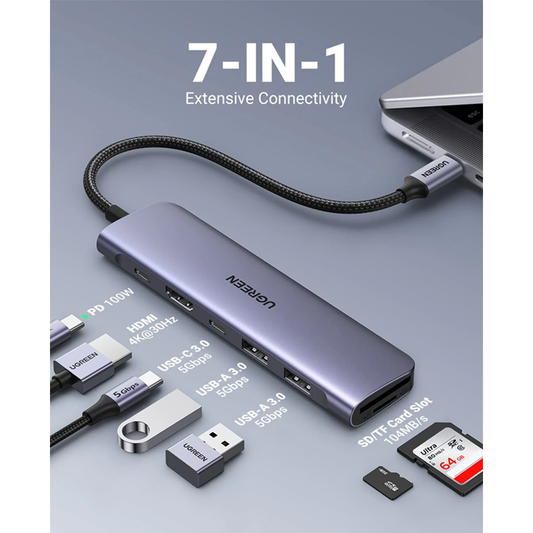 UGREEN Revodok 7-IN-1 USB-C Hub / 15214