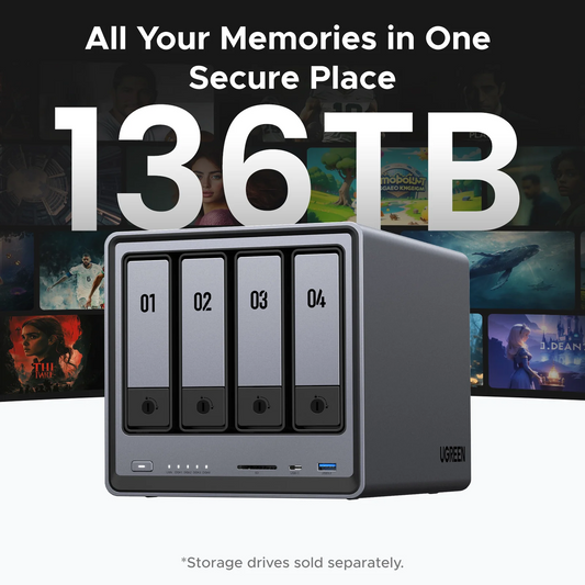 UGREEN Network Attached Storage DXP4800 (Diskless) EU / 25372B